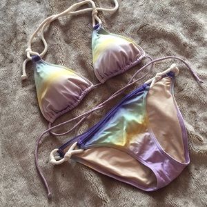 Victoria’s Secret Bikini sunset with ropes